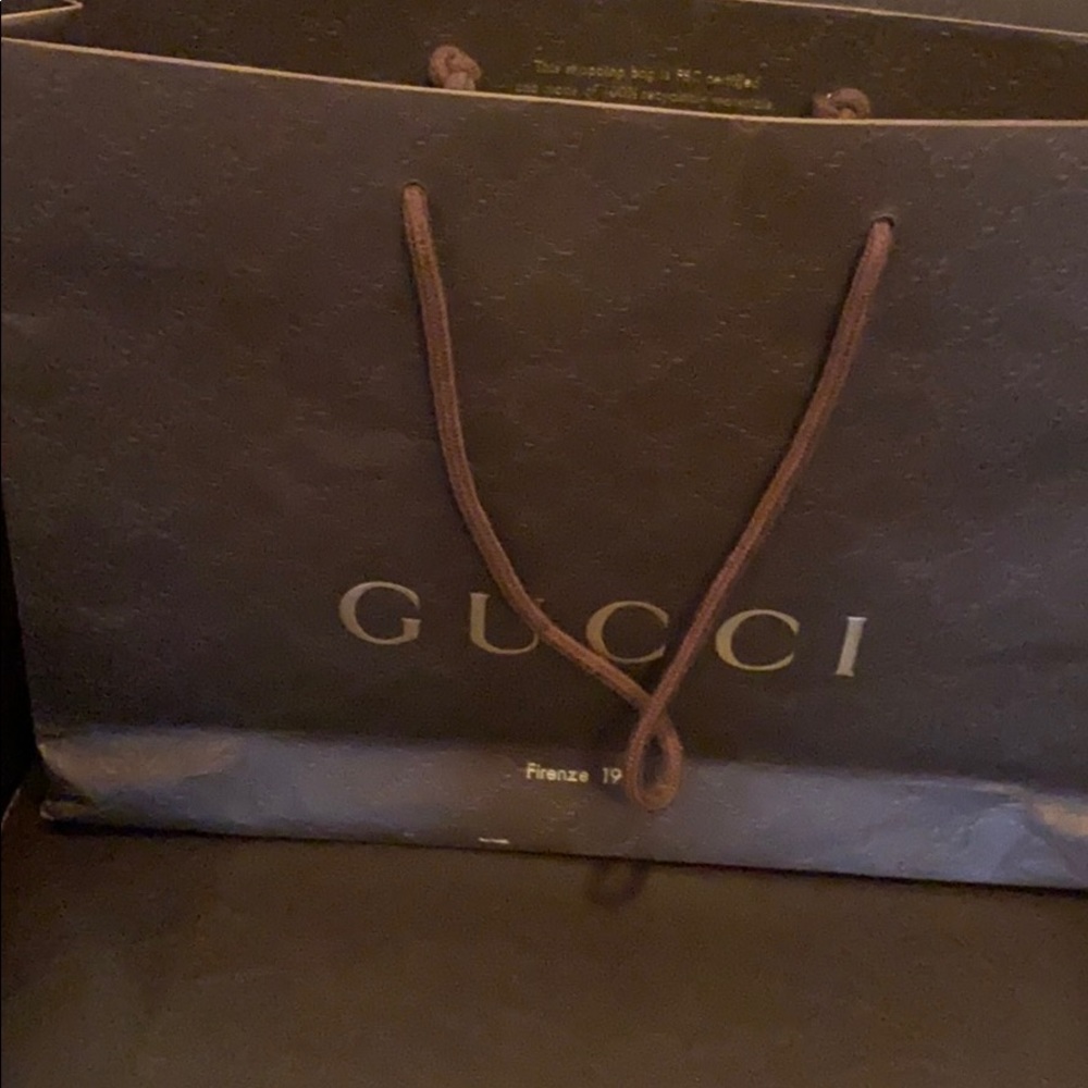 Gucci paper bag